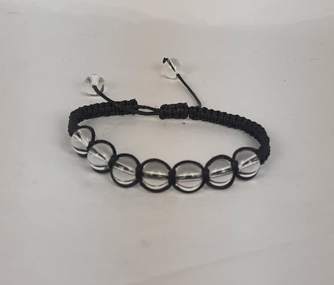 Healing Bracelet Crystal Quartz Cord