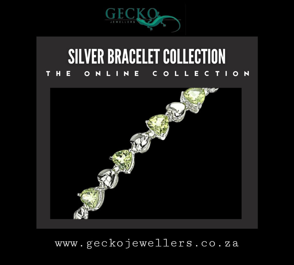 Silver Gemstone Bracelets