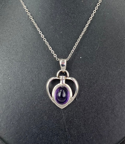 Amethyst Pendant 1 Stone