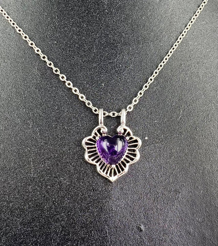 Amethyst Pendant 1 Stone