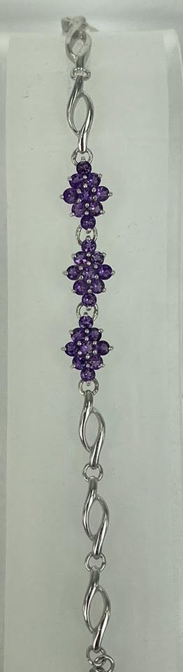 Amethyst Gemstone Bracelet