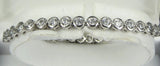 Silver Round Stone Tennis Bracelet - gecko-jewellers-mapatiza-mine