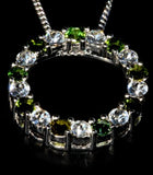 Green Tourmaline Circle of Life Pendant - gecko-jewellers-mapatiza-mine