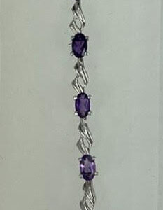 Amethyst Gemstone Bracelet