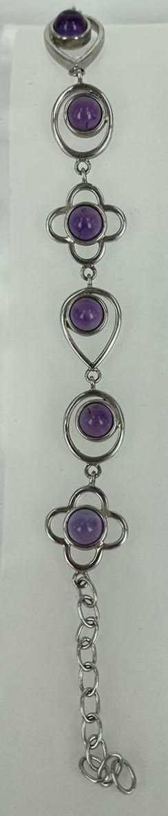 Amethyst Gemstone Bracelet
