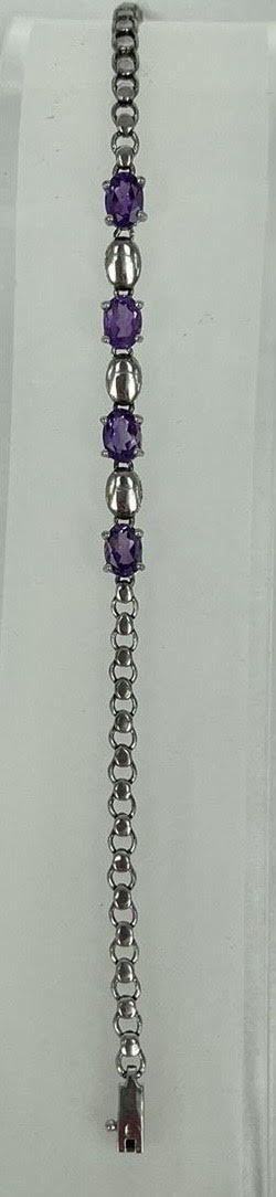 Amethyst Gemstone Bracelet