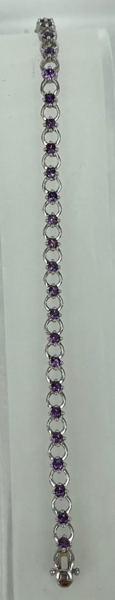 Amethyst Gemstone Bracelet