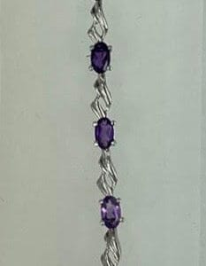 Amethyst Gemstone Bracelet