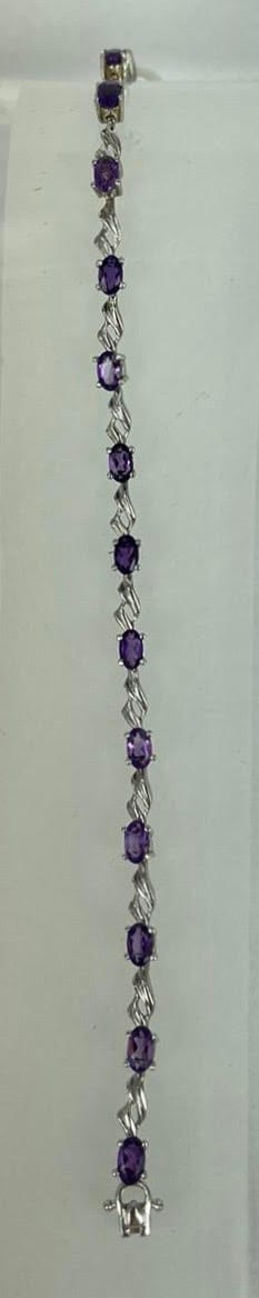Amethyst Gemstone Bracelet