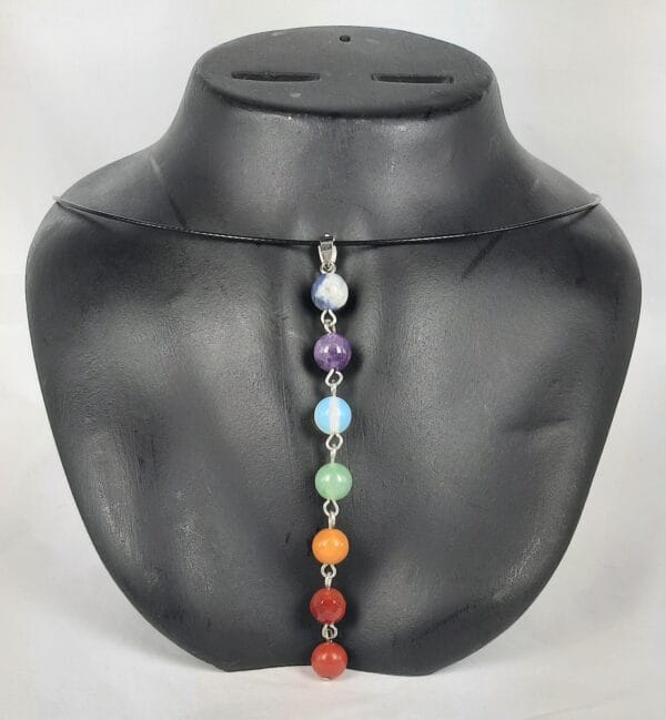 Chakra Long Bead Necklace