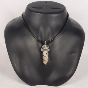 Healing Necklace Dalmatian Jasper Stone