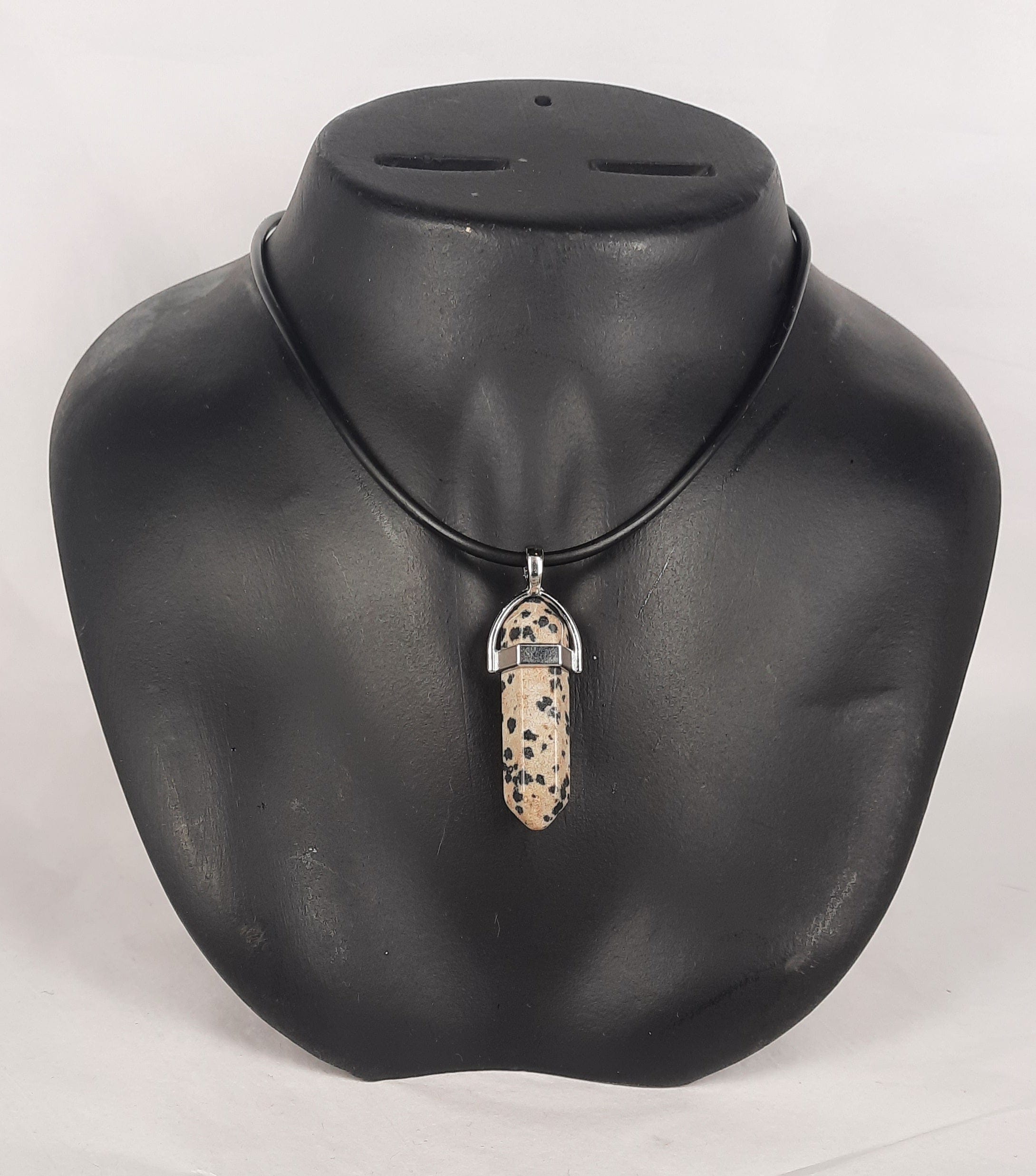 Healing Necklace Dalmatian Jasper Stone