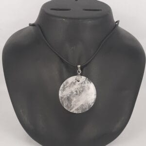Healing Necklace Crystal Quartz Round