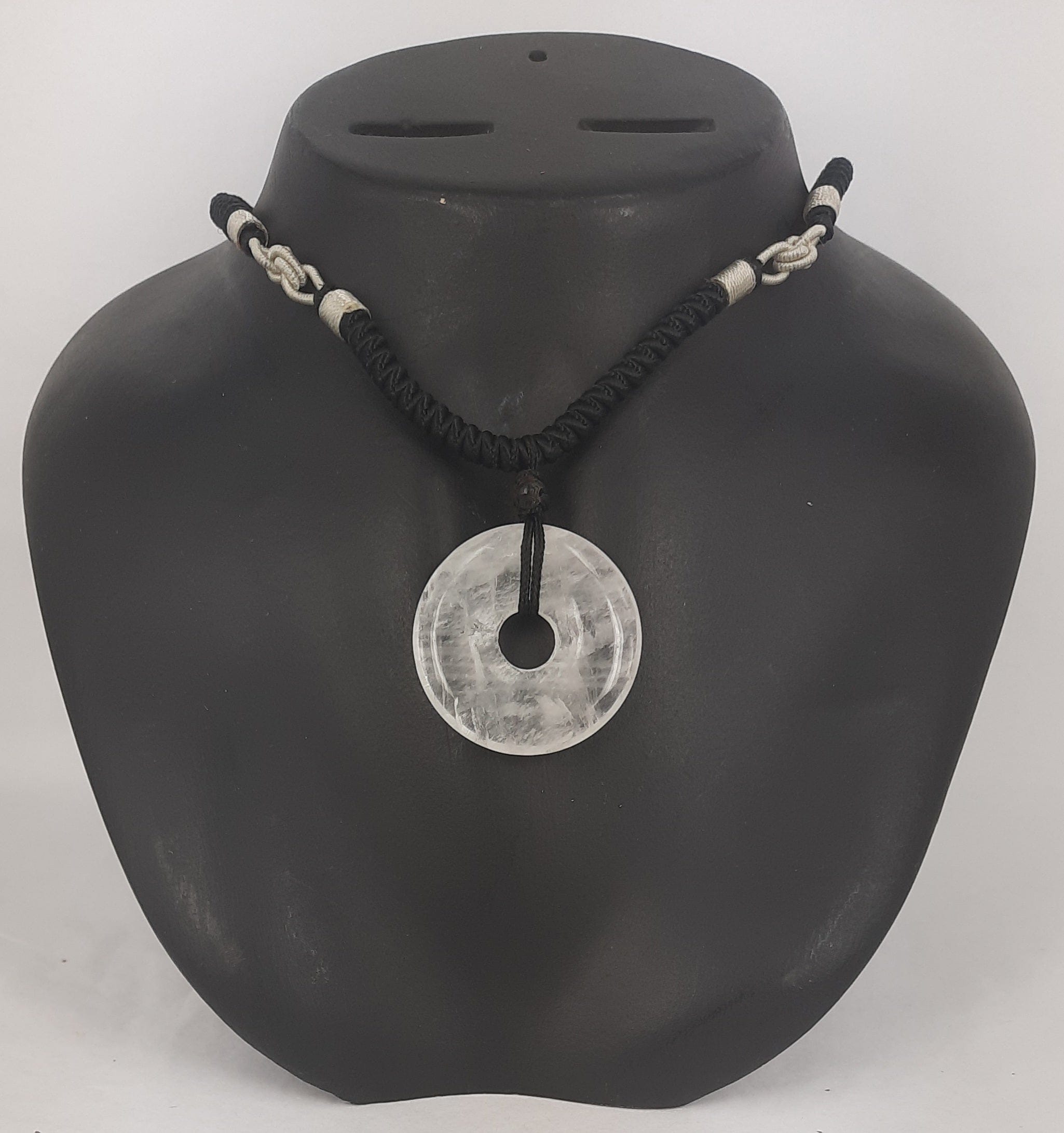 Healing Necklace Crystal Quartz Round