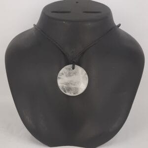 Healing Necklace Crystal Quartz Round