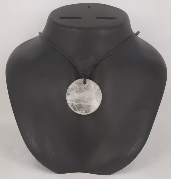 Healing Necklace Crystal Quartz Round