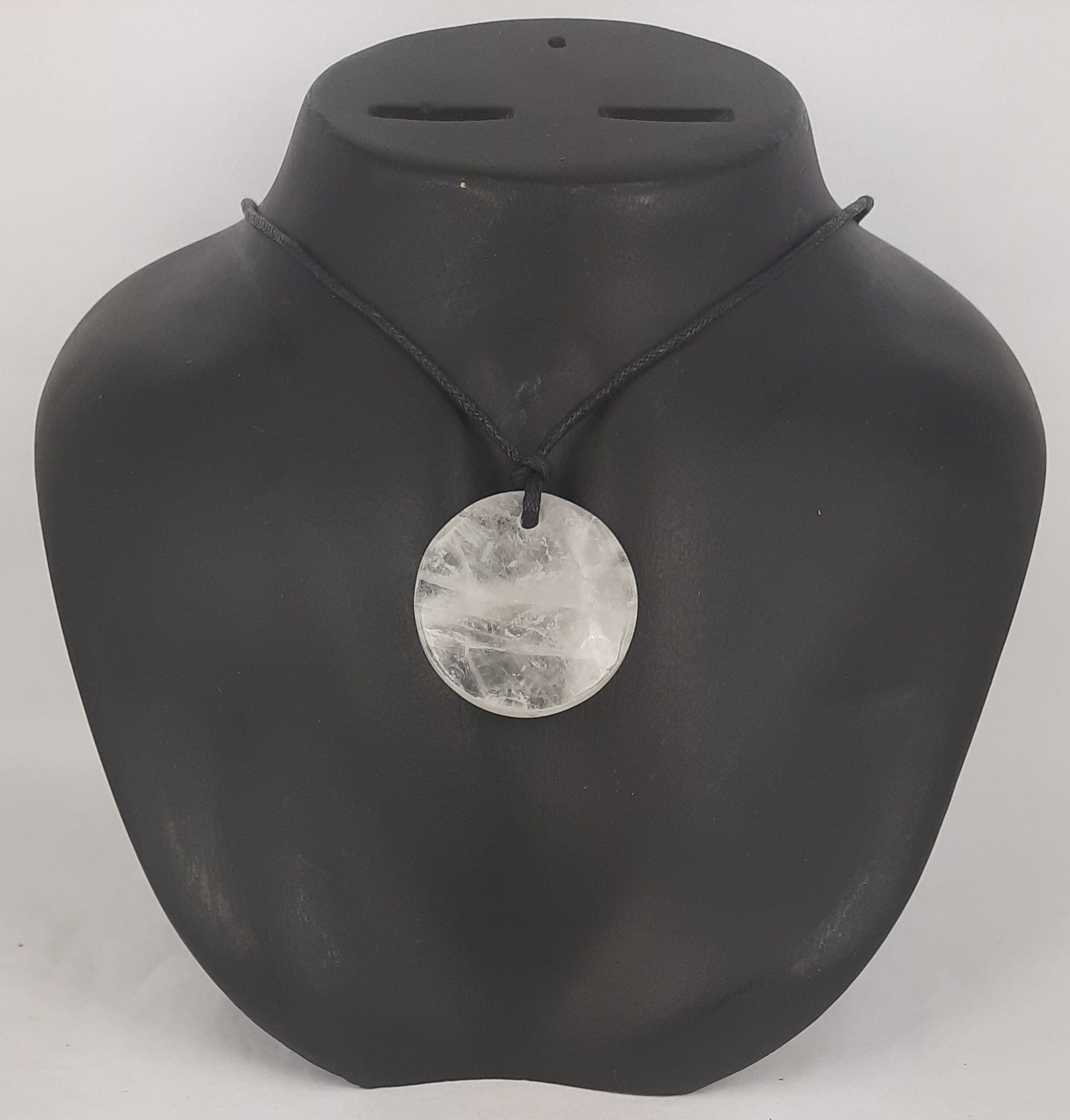 Healing Necklace Crystal Quartz Round