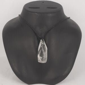 Healing Necklace Crystal Quartz Tear Drop