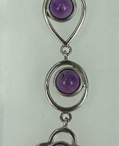 Amethyst Gemstone Bracelet