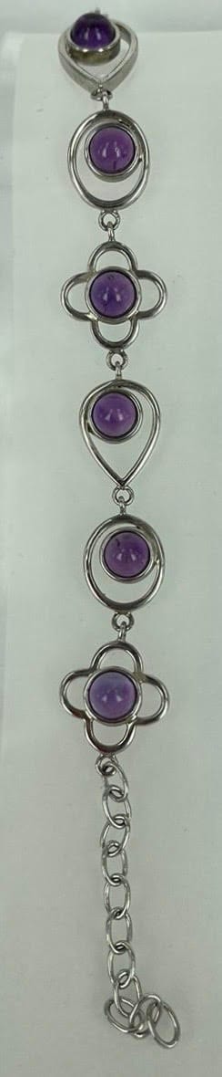 Amethyst Gemstone Bracelet
