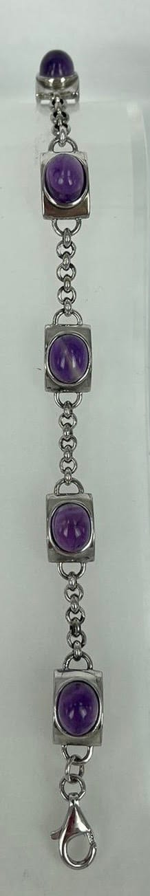 Amethyst Gemstone Bracelet