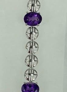 Amethyst Gemstone Bracelet