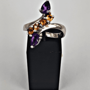 Mixed Amethyst and Citrine Stones