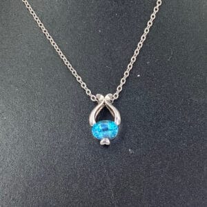 Blue Topaz Pendant