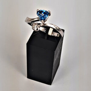 Topaz and Crystal Heart
