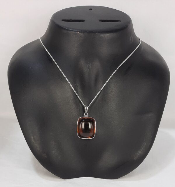 Pendant Smokey Quartz Square