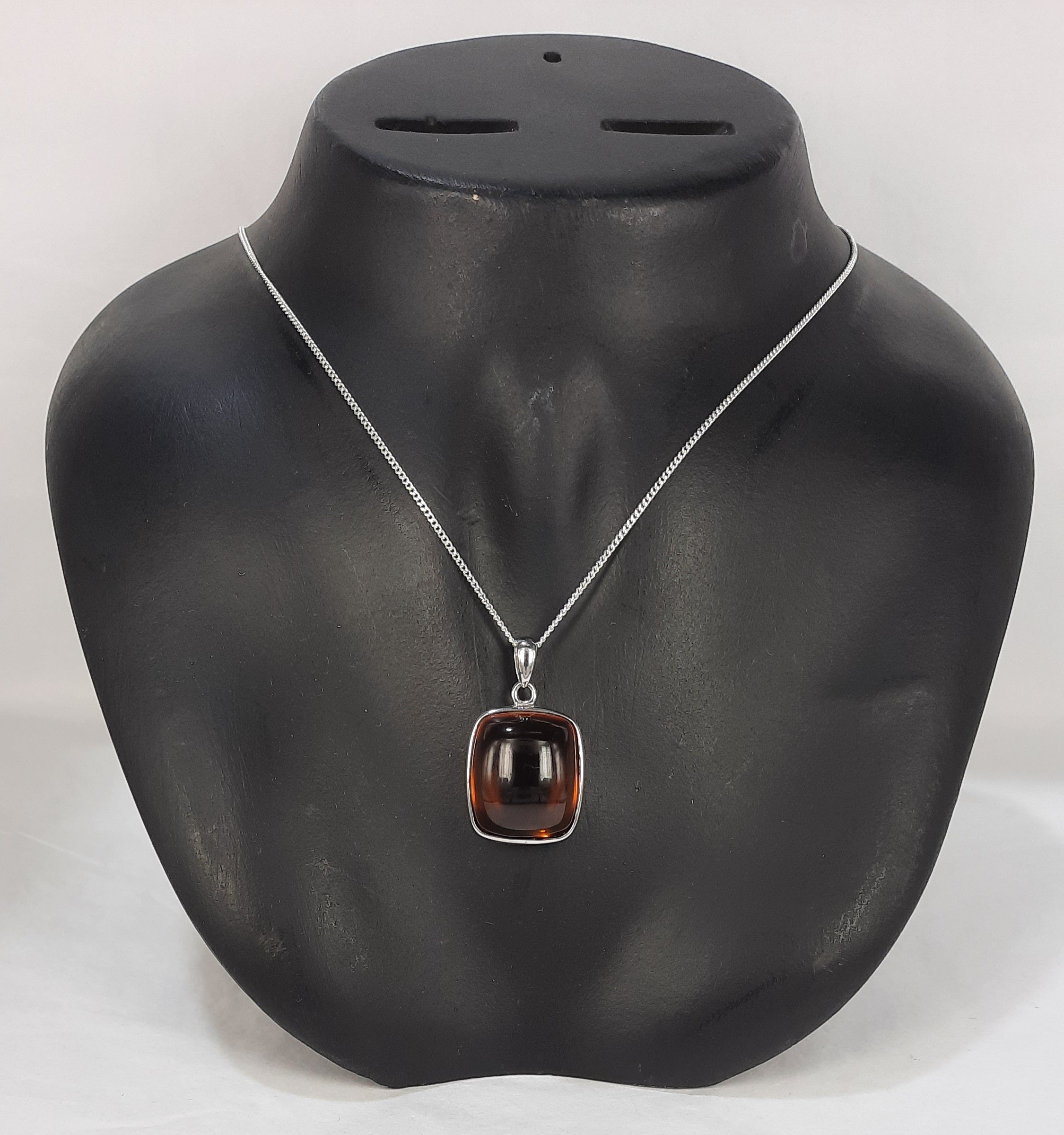 Pendant Smokey Quartz Square