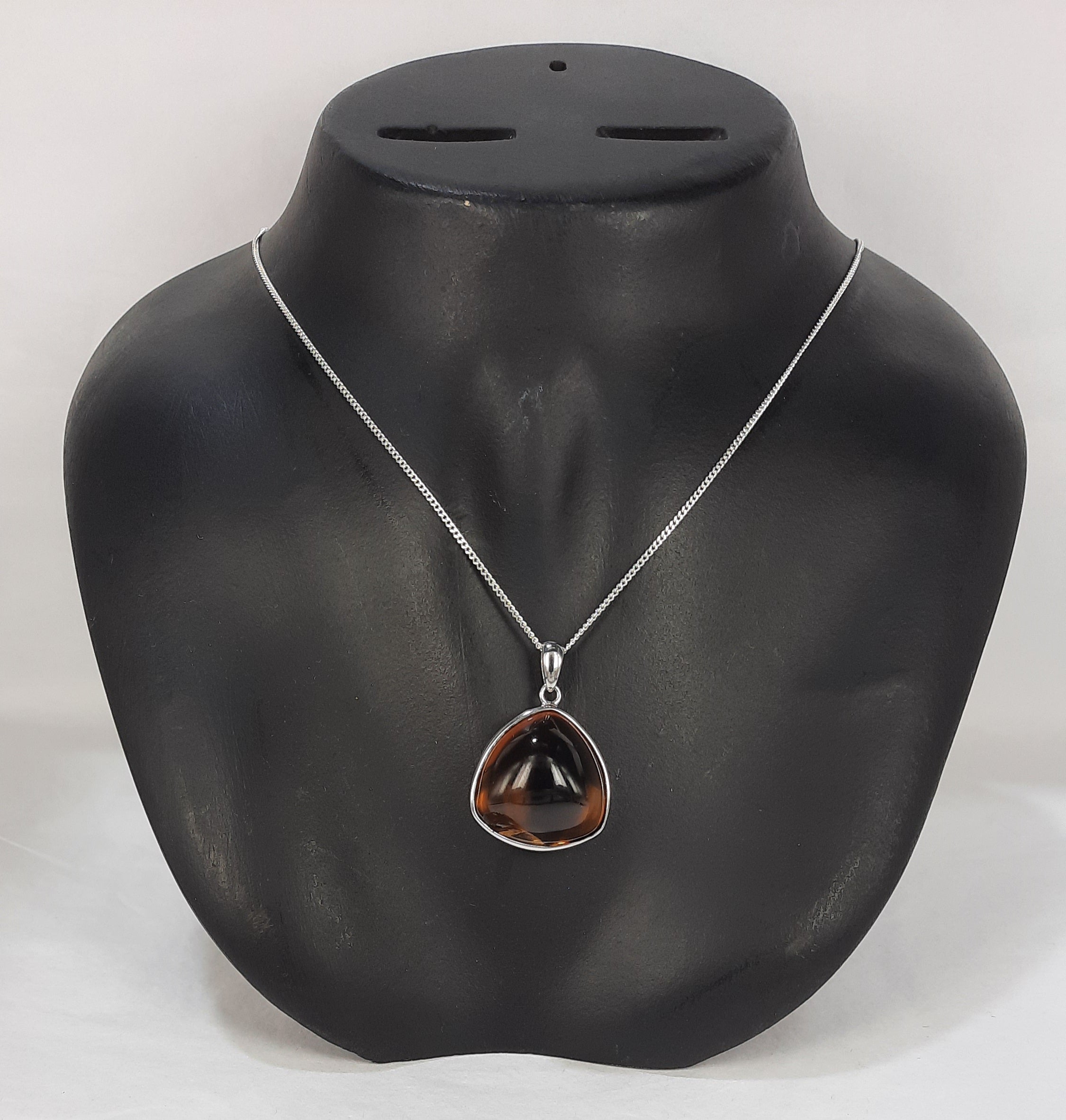Pendant Smokey Quartz Triangle