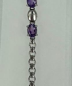 Amethyst Gemstone Bracelet