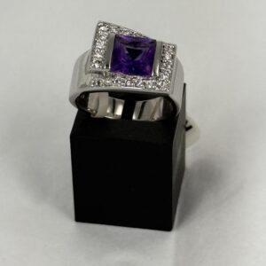 Amethyst 1 Stone with Crystals