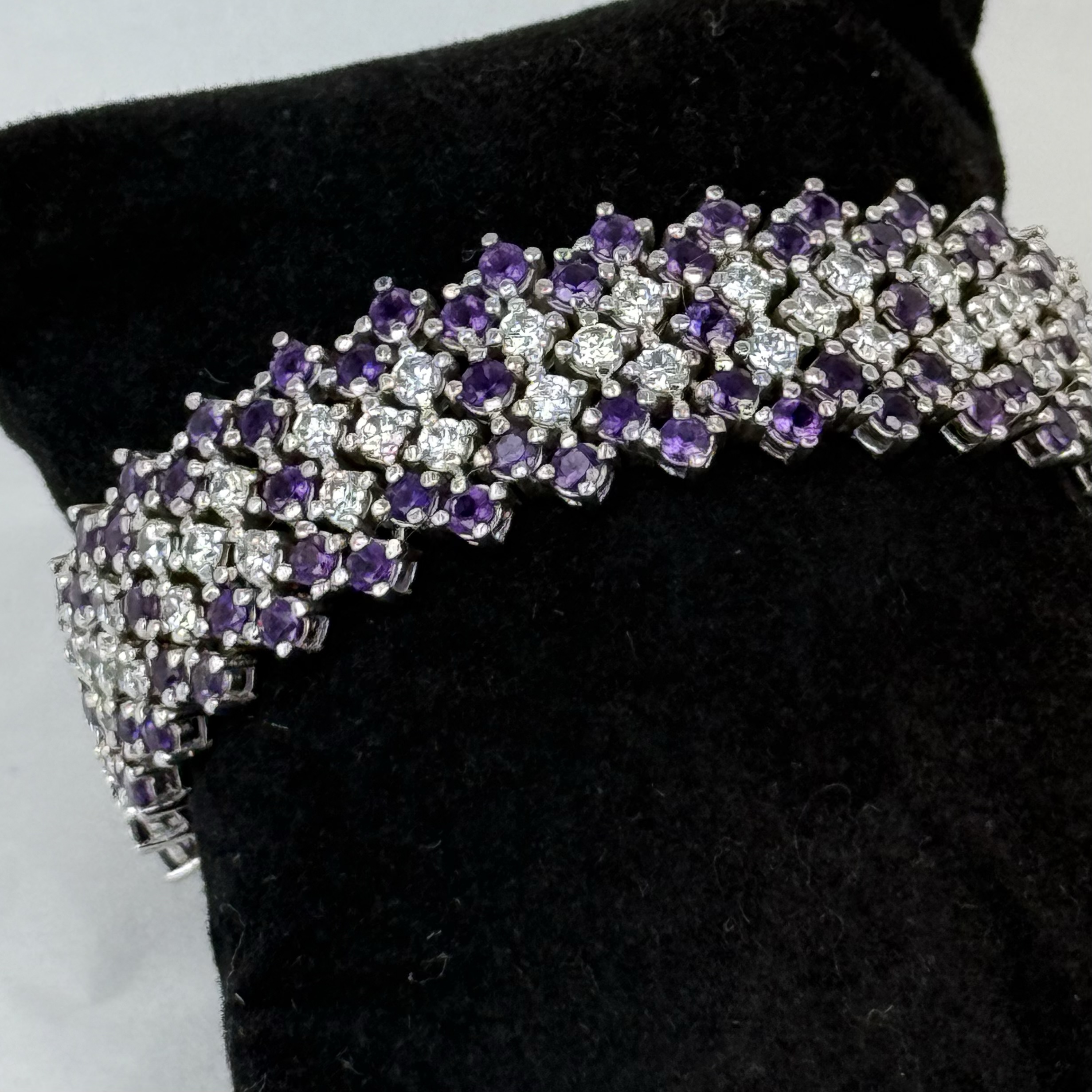 Amethyst Gemstone Bracelet