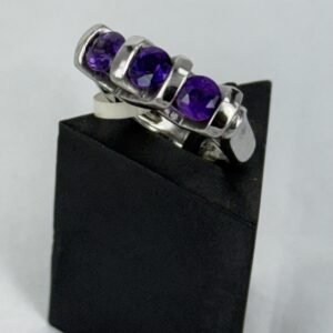 Amethyst 3 Stones