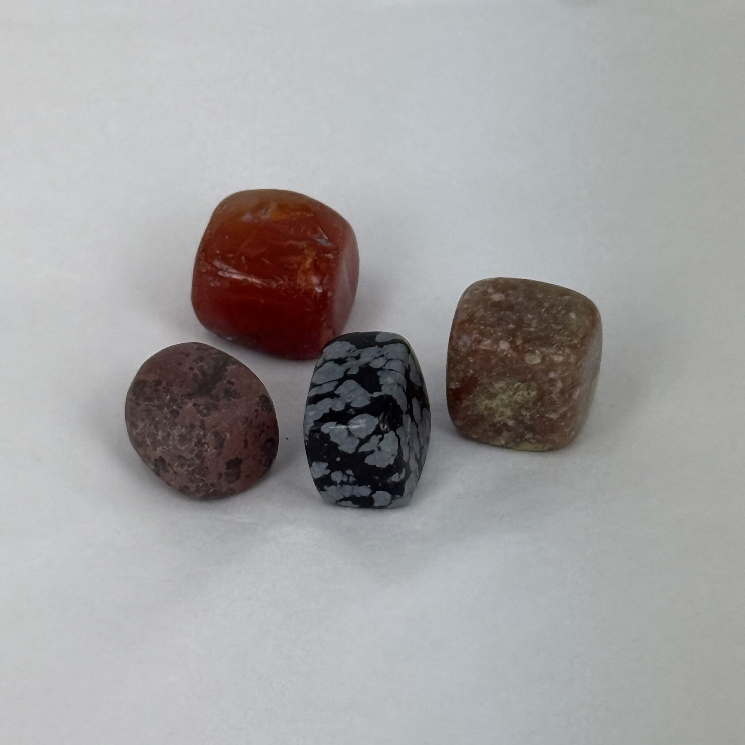 Tumbled and Polished Gemstones (Set of 4)
