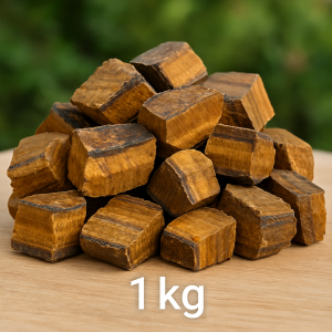 1 kilogram of raw Tiger’s Eye gemstones