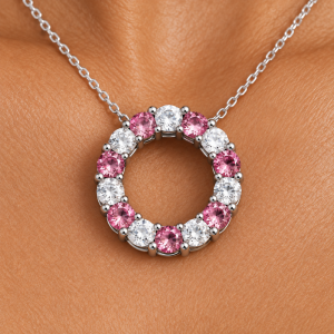 Fall for the sweet charm of this pink tourmaline necklace at Gecko Jewellers in Midrand, Johannesburg. A beautiful gift for someone close to your heart—or a little love for yourself.