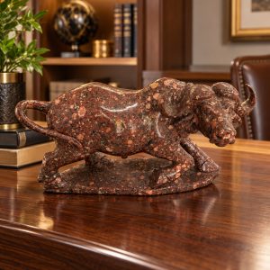 strawberry-jasper-buffalo-carved-stone-wildlife-art