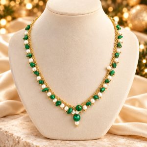 malachite-pearl-necklace