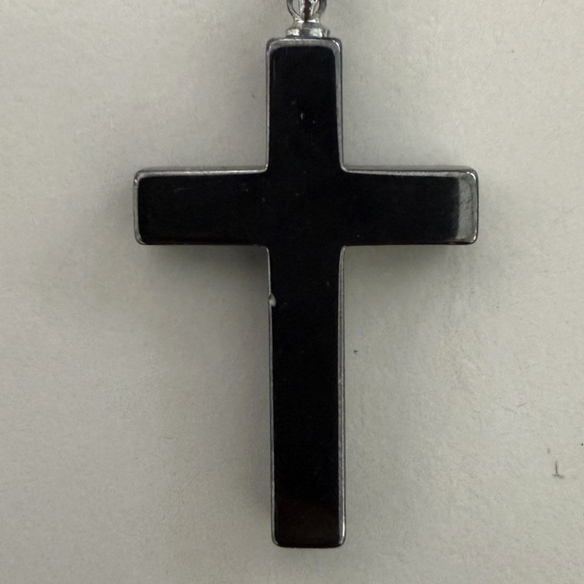 Hematite Cross Pendant | Gecko Jewellers 4 Hematite Cross Pendant | Gecko Jewellers - Image 4