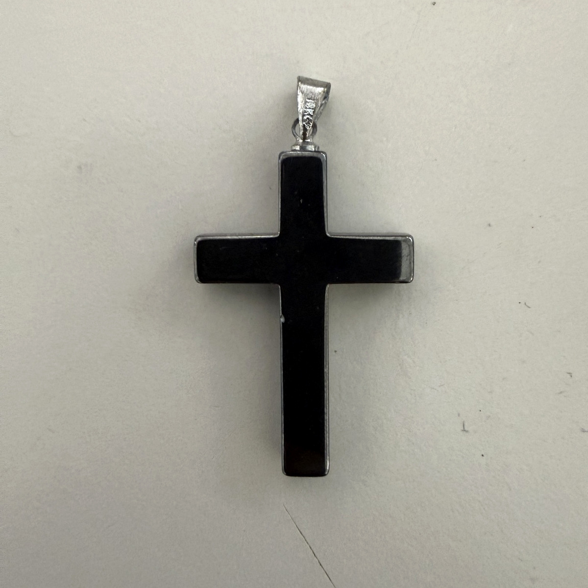 Hematite Cross Pendant | Gecko Jewellers 3 Hematite Cross Pendant | Gecko Jewellers - Image 3
