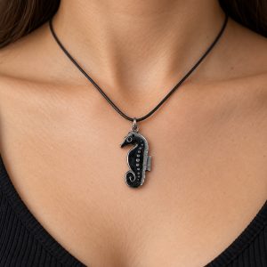 hematite-seahorse-pendant-carved-design
